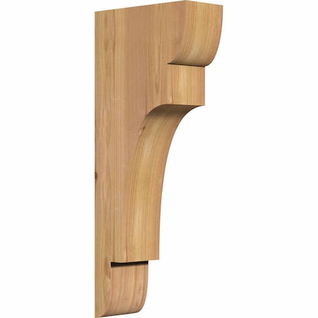 Ekena Millwork New Brighton Smooth Corbel, Western Red Cedar, 3 1/2"W x 8"D x 20"H COR04X08X20NEB00SWR